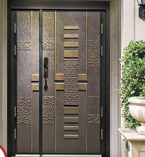 Cast aluminium doors